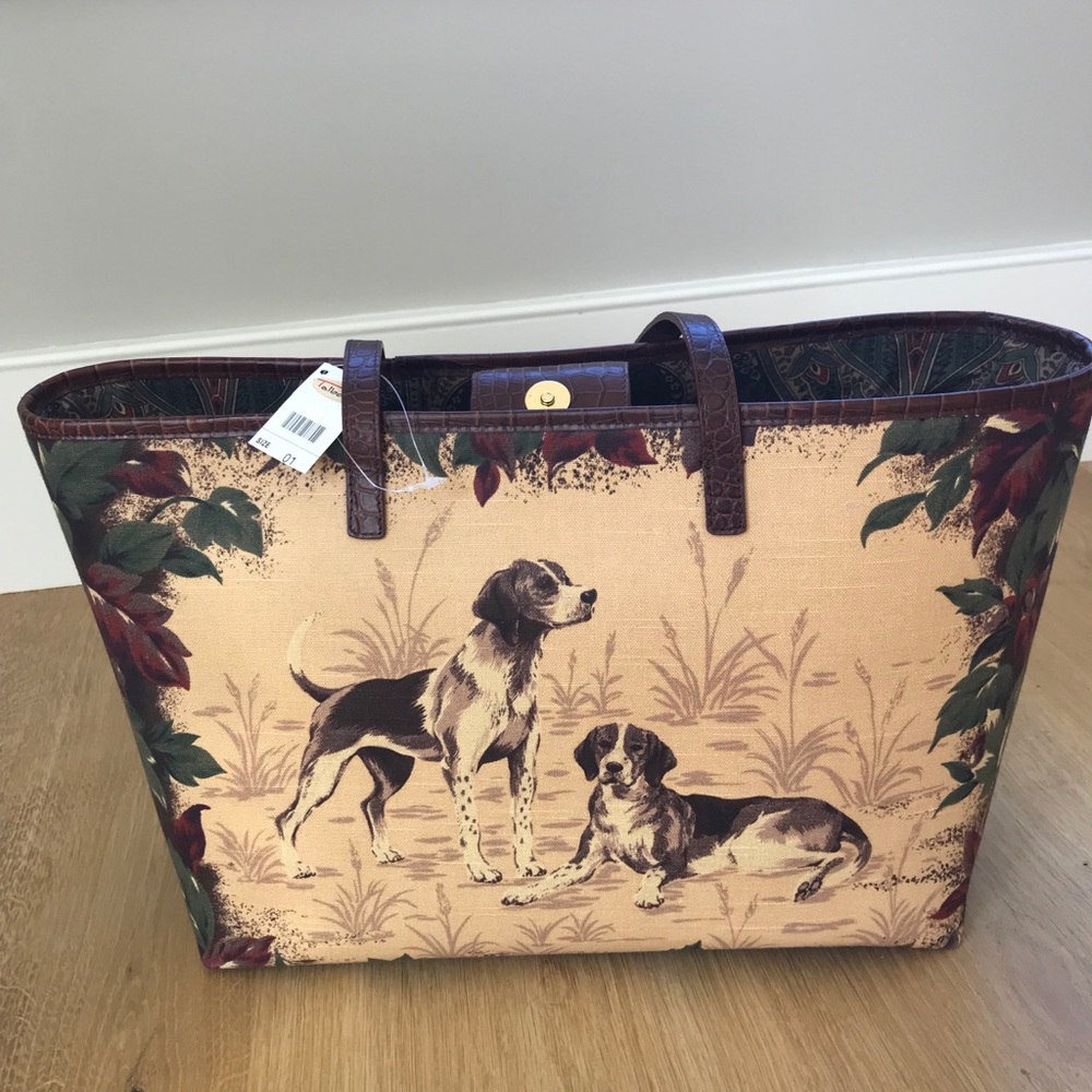 Talbots one of a kind collection purse. WITH TAGS.